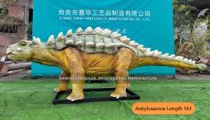 Factory Sale Life Size Dinosaur Statue Realistic Dinosaur Ankylosaurus AD-070