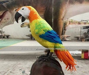 Factory Sale Realistic Animatronic Animals Animatronic Parrot Bird Statue AA-1209