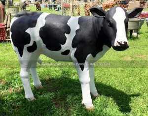 Garden Ornament Life Size Dairy Cow Statue Customized AA-1243