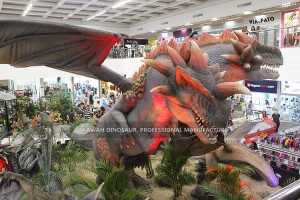 Giant Dragon Statue Animatronic Dragon for Exhibition