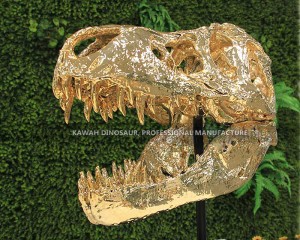 Gold Color T-Rex Dinosaur Skeleton Replicas Factory Custom-made SR-1824