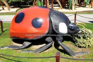 Hot Sale Zigong Simulation Insect Models Lovely Ladybird With Head Swing AI-1405