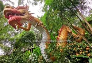 Jurassic Park Ornament Realistic Dragon Statue Customized Made