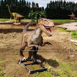 Life Size Dinosaur Statue Raptor Statue Velociraptor Realistic Dinosaur AD-134
