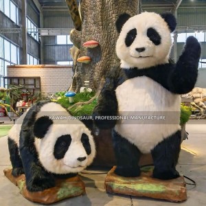 Life Size Panda Animatronic Animal for Show China Factory Sale AA-1214