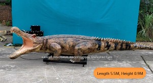 Realistic Animatronic Sarcosuchus Statue Animatronic Animal Crocodile Statue AA-1203