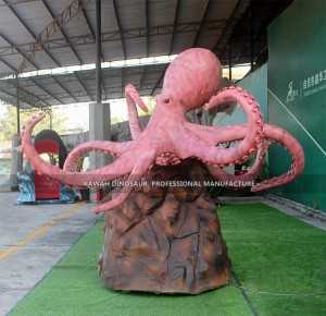 Marine Model Supplier Buy Animatronic Octopus Rock Base for Ocean Park AM-1639