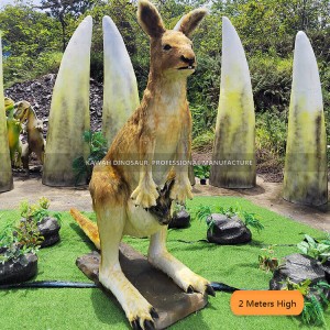 2 Meters High Simulated Kangaroo with Movements Life Size Animal Animatronic Manufacturer AA-1262