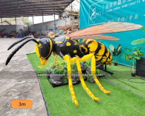 New 3m Animatronic Insect Simulation Wasp Model for Theme Park AI-1429