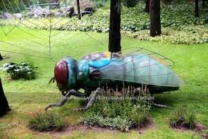 Outdoor Simulation Insect Show Robot Giant Fly for Sale AI-1434