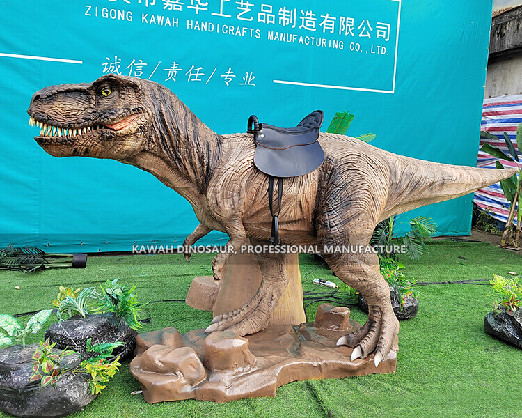 T-Rex Amusement Park Rides Dinosaur Theme Park Animatronic Dinosaur Ride Machines for Show ADR-720