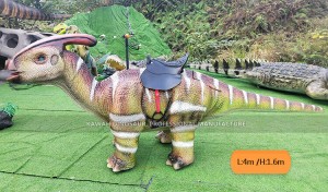 Walking Dinosaur Ride Amusement Park Rides Mechanical Dinosaur Parasaurolophus WDR-791