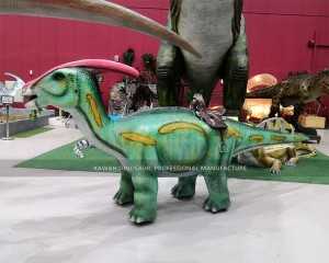 Mechanical Dinosaur Buy Parasaurolophus Model Dinosaur Animatronic Dinosaur Ride for Dinosaur Carnival ADR-718