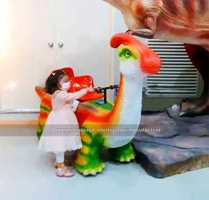 Swiping Card Electric Ride On Dinosaur Kids Amusement Park Rides ER-828