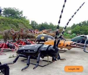 Adventure Park Big Bugs Animatronic Insects Insect Statue Anoplophora Chinensis Customize AI-1437