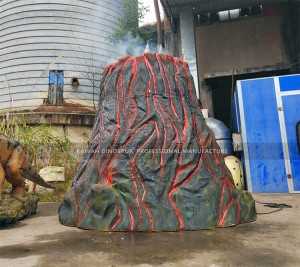 Buy Realistic Fiberglass Volcano for Sale Theme Park Decoration