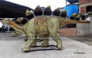 Animatronic Dinosaur Stegosaurus Dinosaur Statue Safari Park AD-074