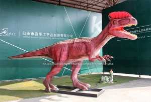 Customized Dinosaurs Realistic Dinosaur Statue Dilophosaurus Life Size Dinosaur AD-117