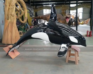 Factory Customized Giant Animatronic Killer Whale Statue with Movements and Sound AM-1618