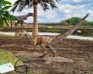 Life Size Dinosaur Statue Raptor Statue Velociraptor Realistic Dinosaur AD-134