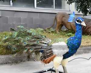 Life Size Peacock Animatronic Animal with Movements and Sound AA-1215