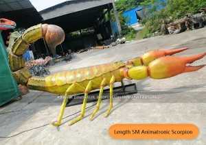 Park Attraction Animatronic Insects Tail Swing Scorpion Model AI-1428