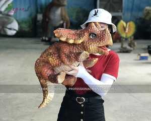 Triceratops Hand Puppet Realistic Dinosaur Puppet HP-1107