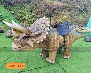 Triceratops Walking Dinosaur Ride Customized Kawah Dinosaur Factory WDR-796