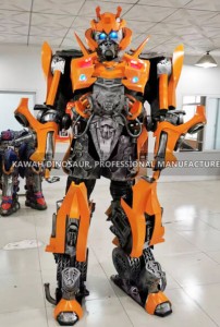 Wearable Robot Transformer Costume Voice Converting LED Bumblebee Costume Customized PA-2007