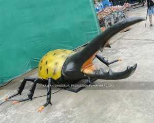 Yellow And Black Dynastes Hercules Model For Creating A Real Scene AI-1442