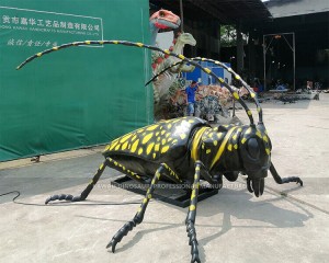 Zigong Factory Artificial Movable Mechanic Animatronic Insect Anoplophora Chinensis AI-1433