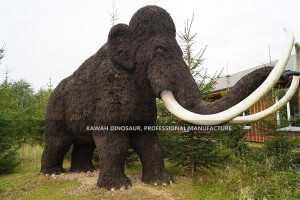 Ancient Animal Realistic Giant Mammoth Statue Animatronic Animal AA-1225