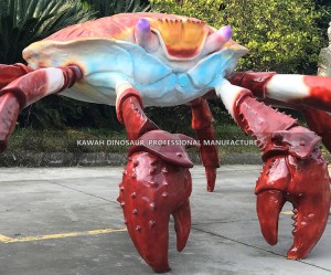 Animatronic Crab Statue Customized Crab Model for Water Park Decoration AM-1625