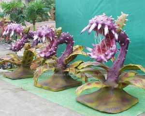 Buy Realistic Corpse Flower Park Decoration Animatronic Flowers Customized PA-1908