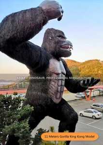 Customized Big Gorilla Statue Animatronic Animal for Sale