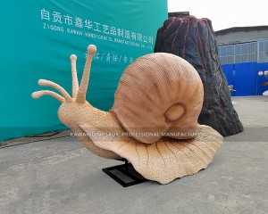 Outdoor Decoration Robotic Animated Insect Tentacles Swing Snail for Theme Park AI-1412