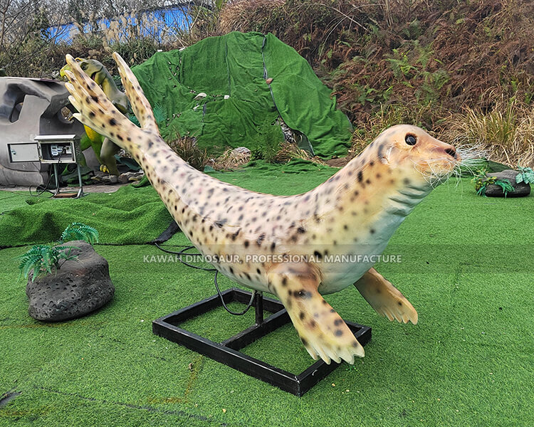 Realistic Animal Model Supplier Animatronic Seal for Water Park AM-1621
