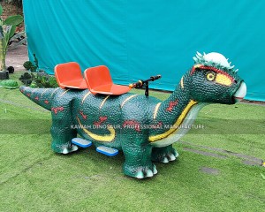 Dinosaur Amusement Park Equipment Electric Dinosaur Ride Double Seats ER-830