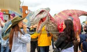 Dinosaur Exhibition Realistic Dinosaur Costume Customized Velociraptor