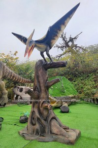 Dinosaur Factory Pterosauria Statue Life Size Dinosaur Animatronic Customized AD-155