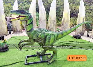Raptor Statue Velociraptor Realistic Dinosaur Life Size Dinosaur AD-132