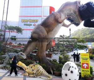 Customized Dinosaur T-Rex and Giant Gorilla Realistic Dino Dinosaur Exhibition AD-005