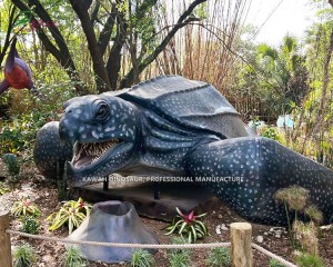 Animatronic Animals Customized Sea Turtle Statue with Movements for Activities Decoration AM-1629