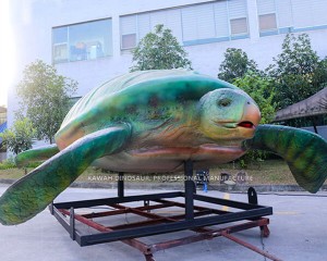 Big Size Sea Turtle Statue with Movements Animatronic Turtle for Water Park Show AM-1655