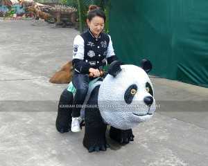 Buy Lovely Panda Rides Electric Kiddie Rides For Park Customized