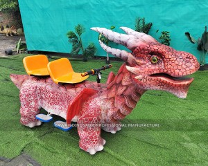 Childrens Lovely Dragon Ride Cars Double Seats Electric Animals Ride On Dinosaur ER-849