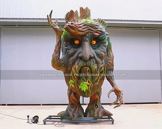 Customized Greek Dryad Statue With Movements Mythical Animatronic Talking Tree For Sale PA-2012
