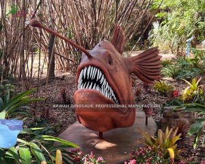 Customized LED Light Top Quality Deep Sea Fish Statue for Ocean Park AM-1649