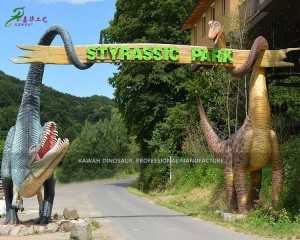Dinosaur Forest Park Entrance Customized China Supplier Zigong Dinosaur