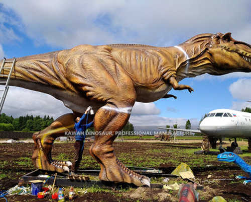 15 Meters Tyrannosaurus Rex installation in dinosaur park